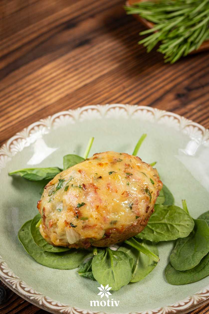 Twice Baked Potato with Bacon
