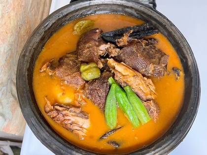 Fufu with Grasscutter Soup