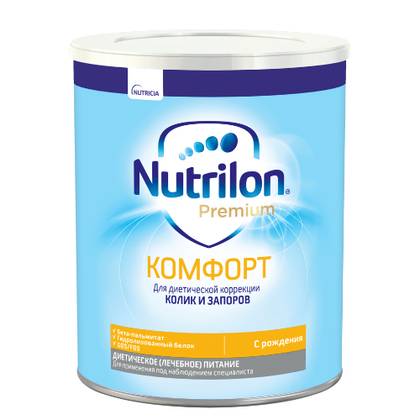 ნუტრილონი - რძე კომფორტი 1 /0თვ+/ 400გრ 7258/0946/0839
