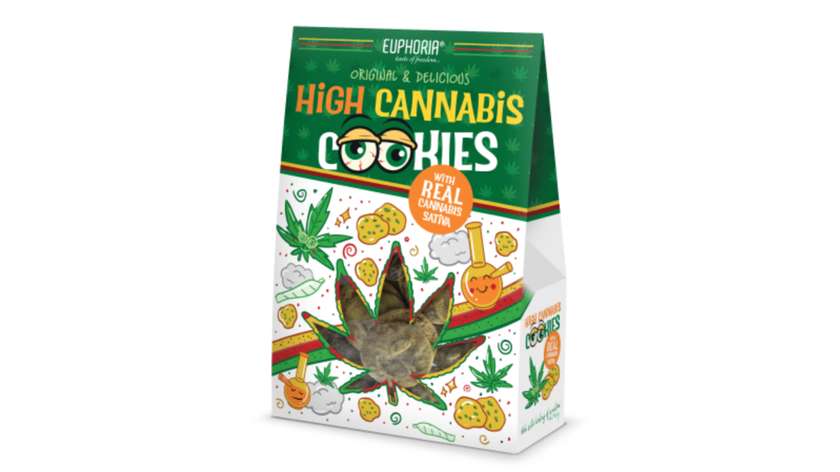 PROMOCJA Ciastka Euphoria High Cannabis CBD
