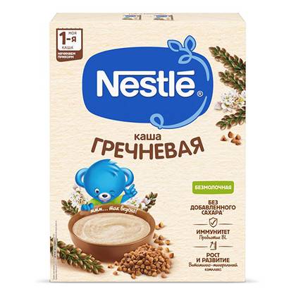 ნესტლე - ფაფა ურძეო წიწიბურა ჰიპოალერგიული /4თვ+/ 200გრ 1047