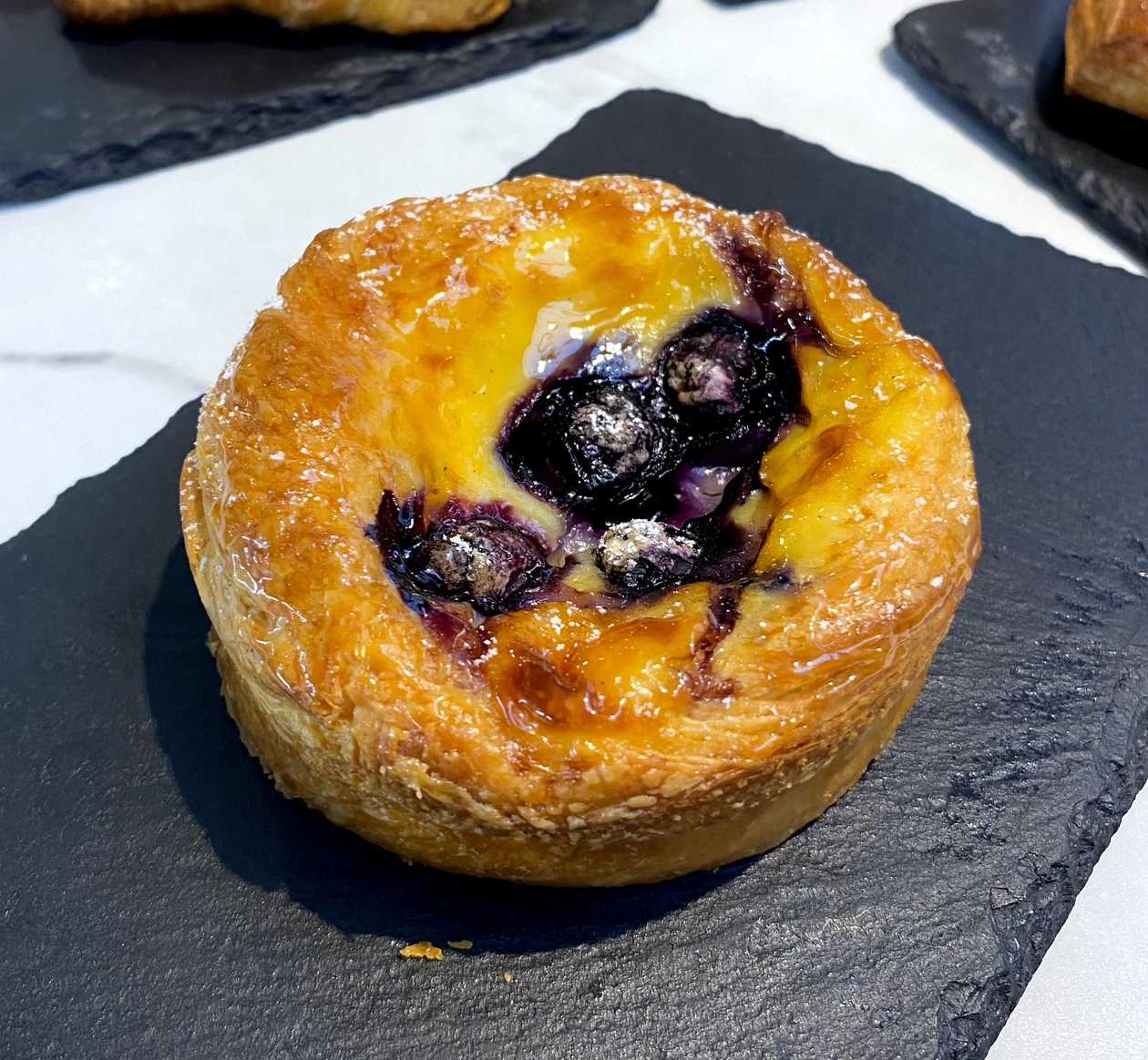 Bun with berry filling