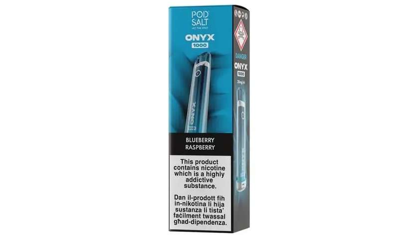 Onyx 1000 – BLUEBERRY RASPBERRY – 1,000 Puffs – 2% Nicotine 18+