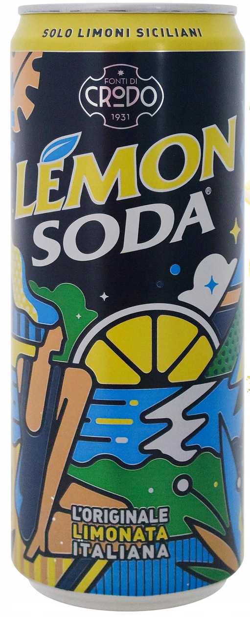 Crodo Lemon Flavored Soda Water