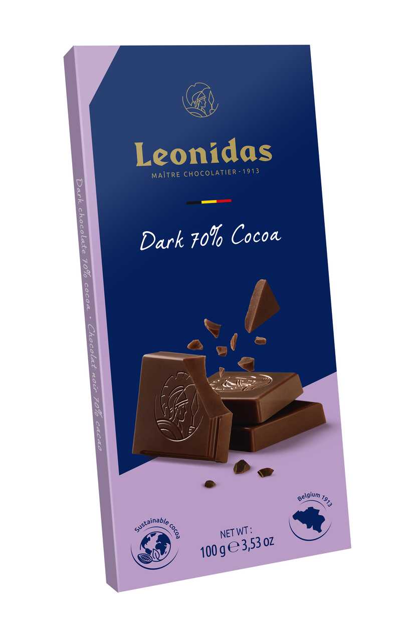 Dark Chocolate Bar with 70% Cocoa 100 g