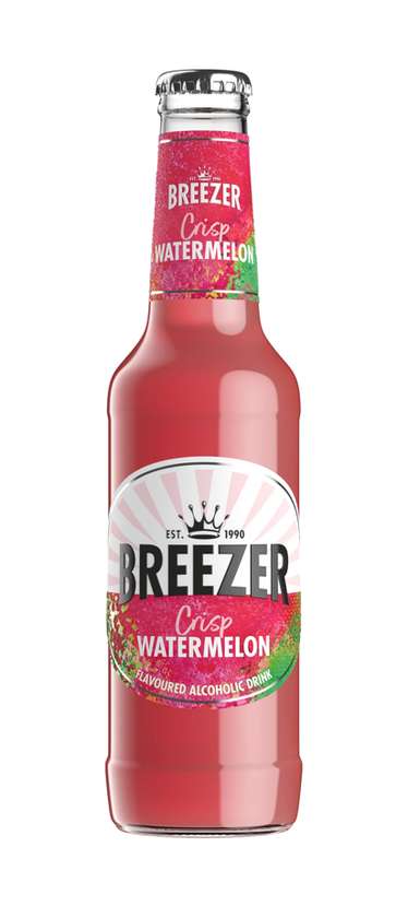 Bacardi Breezer Watermelon 27,5 cl 4% vol Product code: 201046