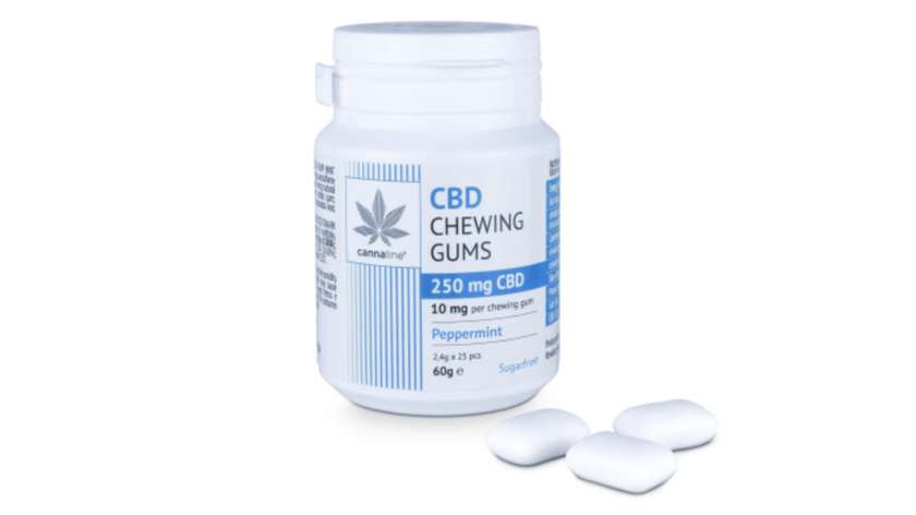 Guma do Żucia Cannaline CBD Miętowa 250mg