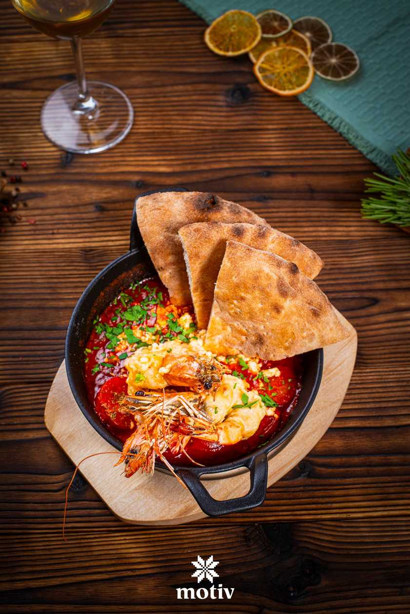 Shrimp Saganaki