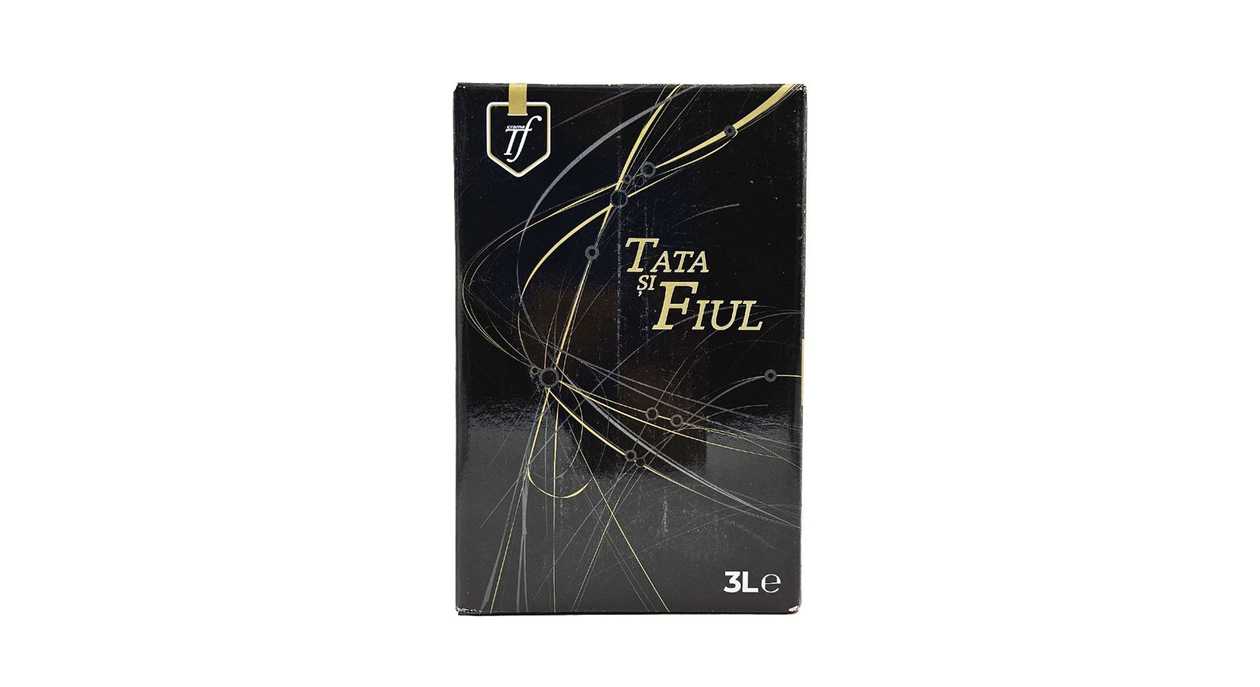 Vin alb demidulce, Tata si Fiul Sauvignon Blanc, Muscat Ottonel Bag in Box 3L
