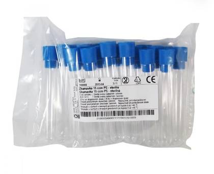 15ccm PS Test Tube - sterile 20pcs