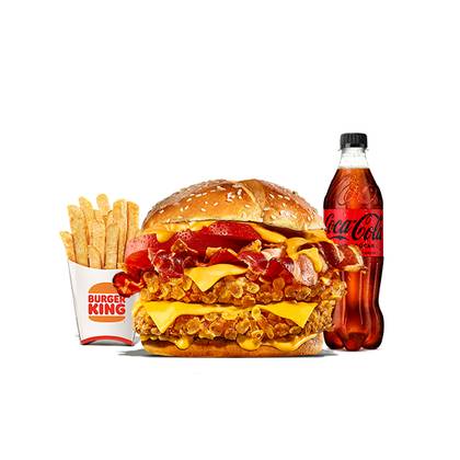 Menu Duo Bacon Cheddar - Double Crispy