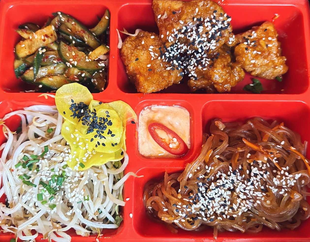 MANGO SPECIAL CHICKEN JAPCHAE-BAP