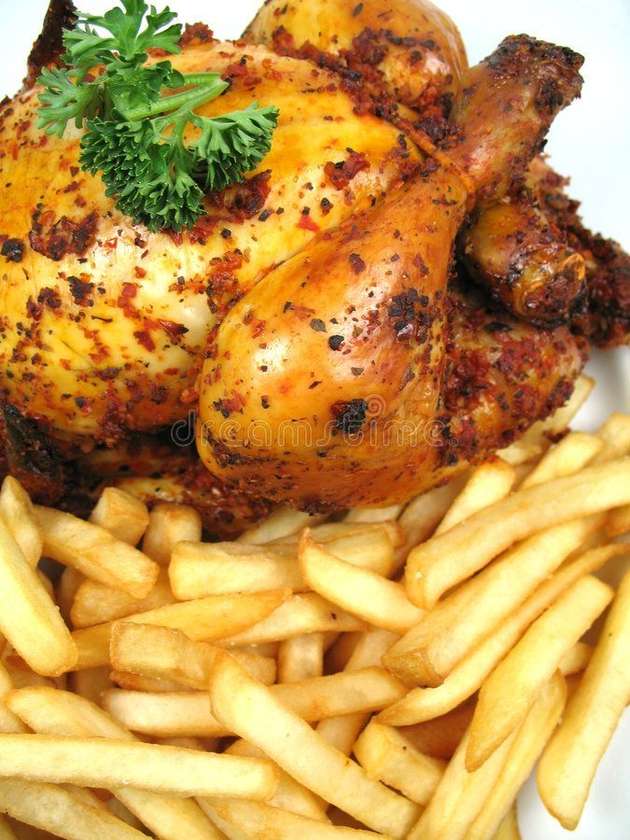 Potato chips with Grilled chicken