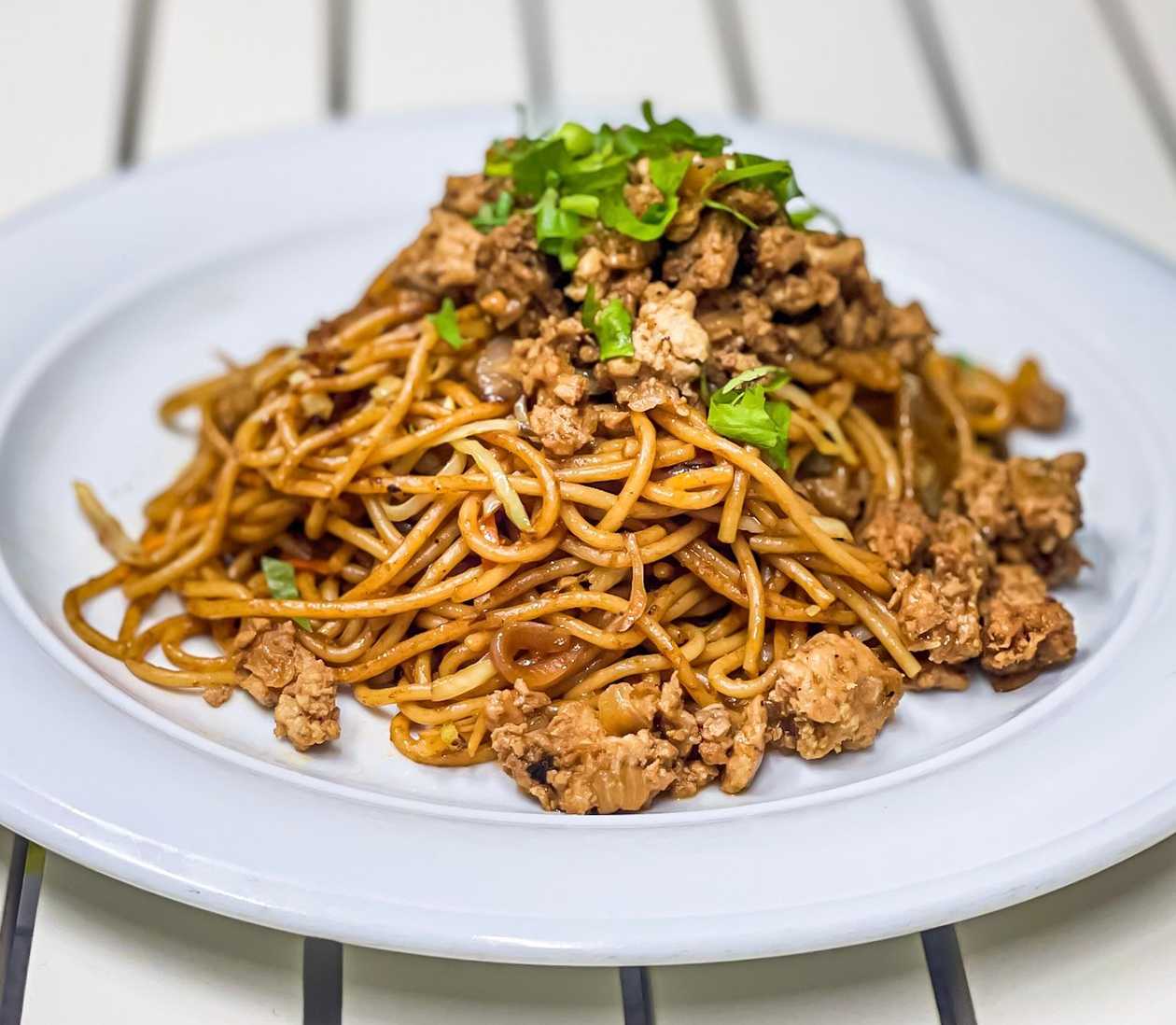 Chilly Keema Noodles