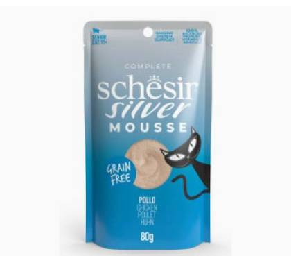 Schesir Senior Silver Pouch of Chicken Mousse