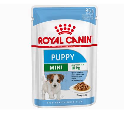 Royal Canin Mini Puppy Pouch Chunks in Gravy