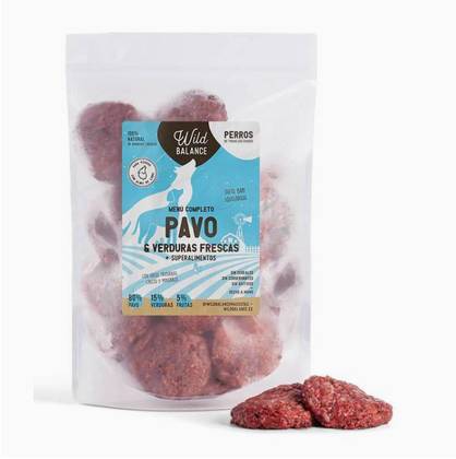 Wild Balance BARF Food Turkey for Dogs 1kg