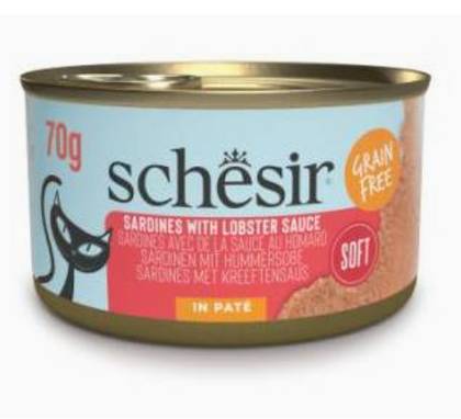 Schesir Grill Can of Sardine and Lobster Fillets in Pâté