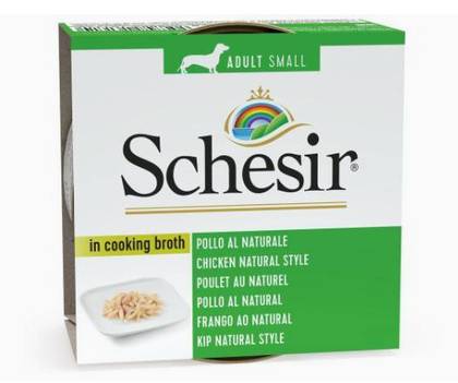 Schesir Adult Small Can of Natural Chicken in Broth