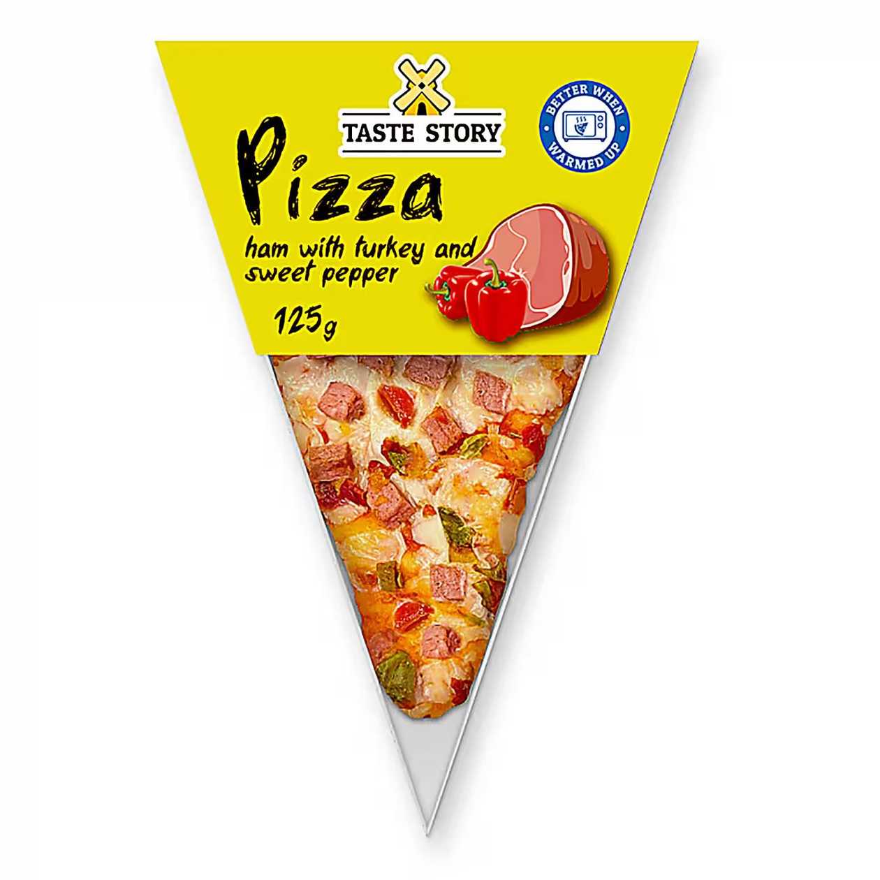 Pica su kumpiu ir paprikomis TASTE STORY, 125g (baigiasi galiojimas)