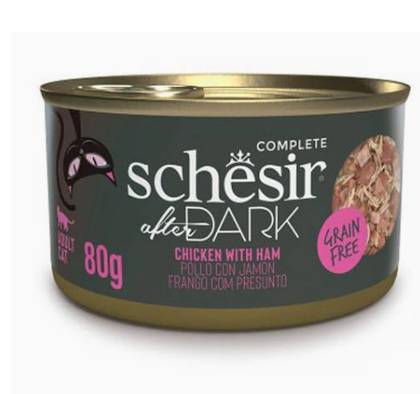 Schesir After Dark Can of Chicken and Ham Chunks in Gravy