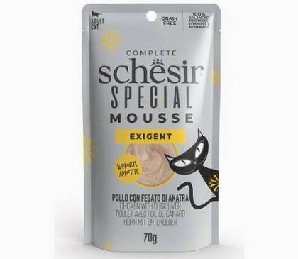 Schesir Special Exigent Pouch of Chicken and Duck Liver Mousse