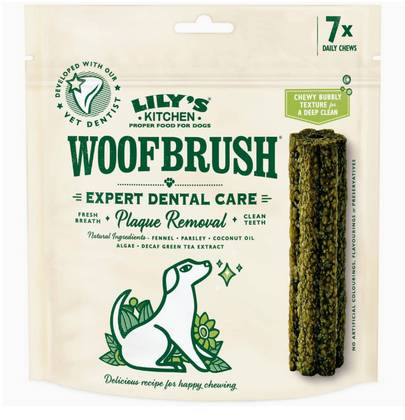Lily's Kitchen Woofbrush Natural Dental Snack for Dogs M (11–25Kg) 196g 7 Units