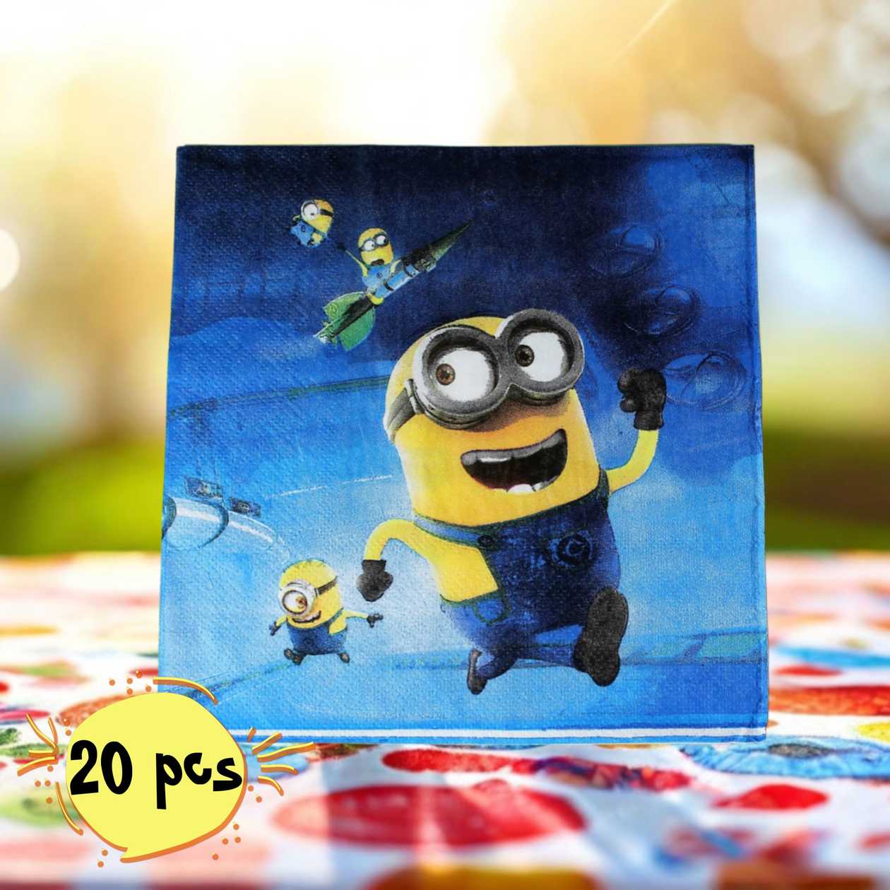 Paper napkins (20pcs), Minions