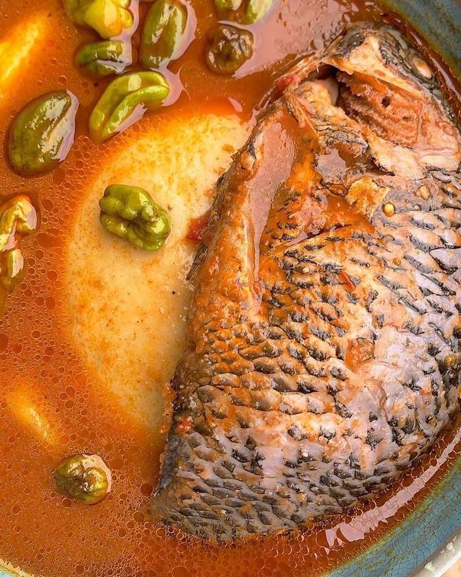 Fufu with Tilapia Soup