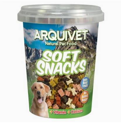 Arquivet Natural Soft Mini Mixed-Flavor Bone Snacks 300g