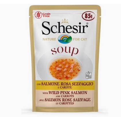 Schesir Pouch of Salmon and Carrot Soup