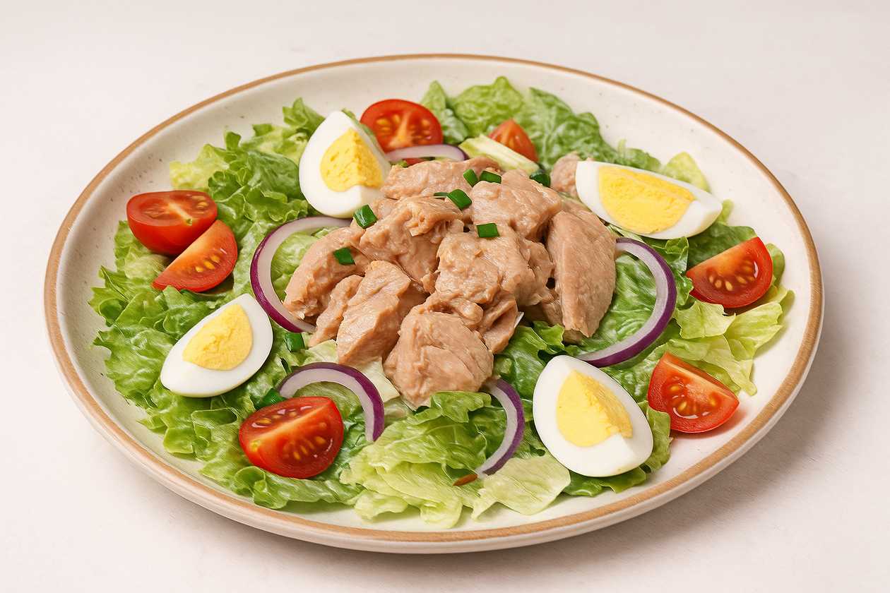 Cod liver salad
