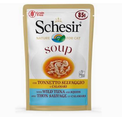 Schesir Pouch of Wild Tuna and Squid Soup