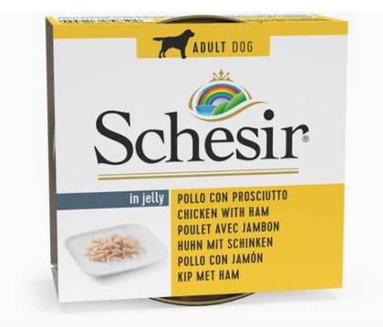 Schesir Can of Chicken & Ham in Jelly
