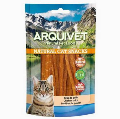 Arquivet Natural Cat Snack Chicken Strips