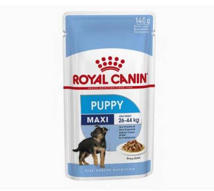 Royal Canin Maxi Puppy Pouch Chunks in Gravy