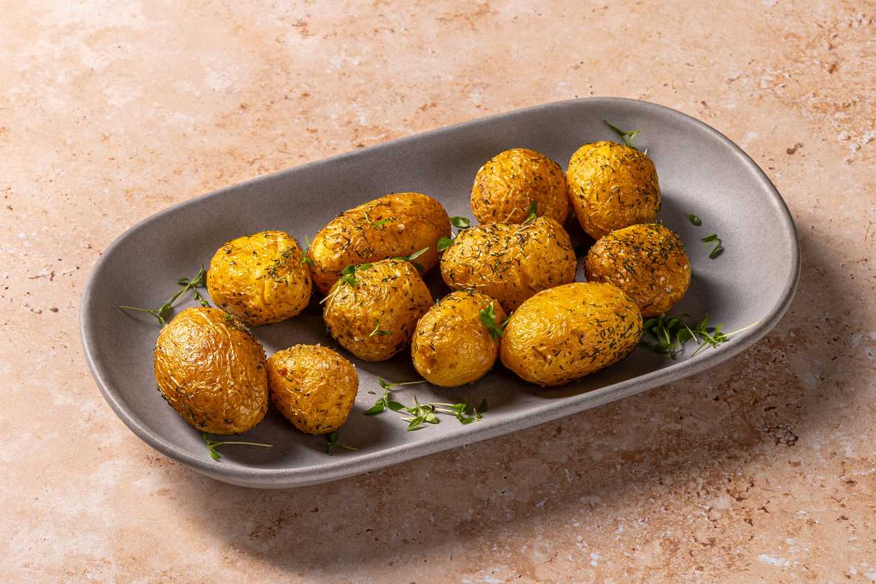 Запеченный в духовке картофель