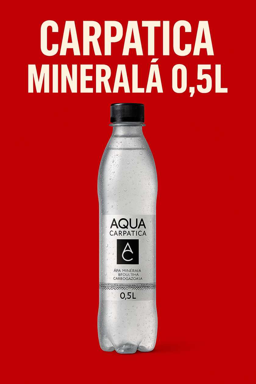 Aqua Carpatica sparkling water SGR inclus