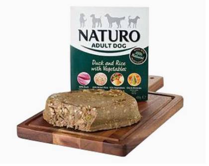 Naturo Adult Dog Gluten Free Duck Terrine with Rice & Vegetables