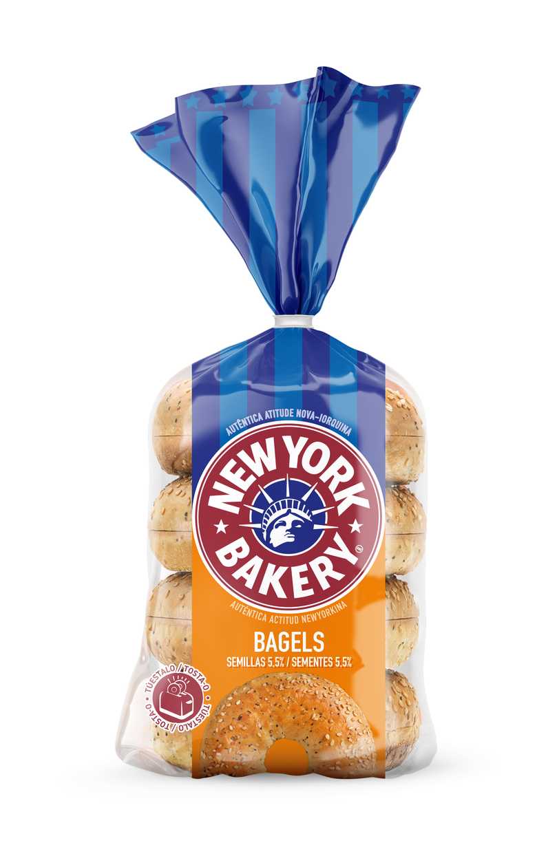 Bagels Sementes New York Bakery 4 un