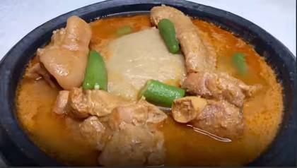 konkonte with Groundnut Soup
