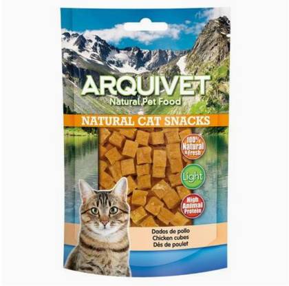 Arquivet Natural Cat Snack Chicken Cubes