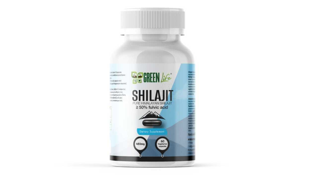 Green Life, Shilajit - Pure Himalayan Power, 90 Veg Caps