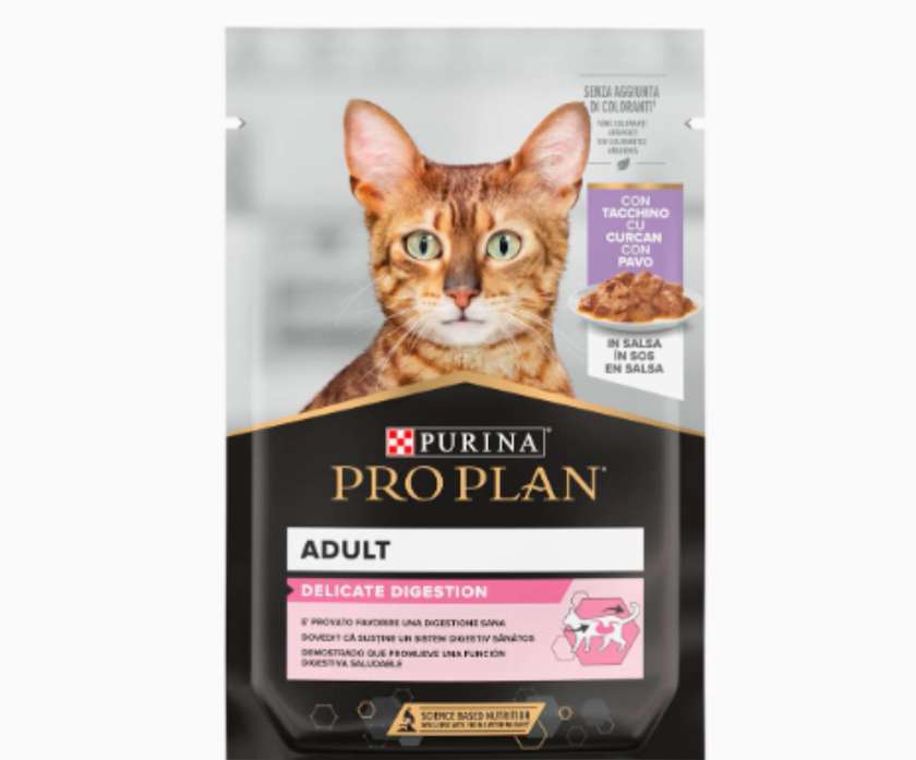 Pro Plan Adult Delicate Digestion Pouch of Turkey in Gravy