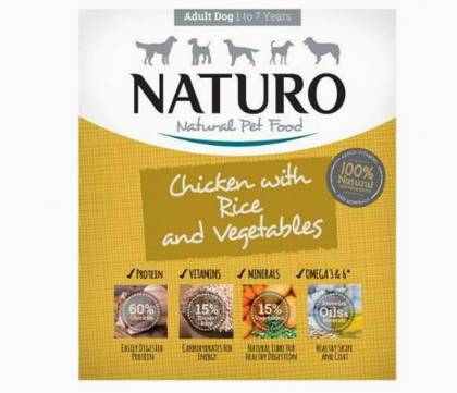 Naturo Adult Dog Gluten Free Chicken Terrine with Rice & Vegetables