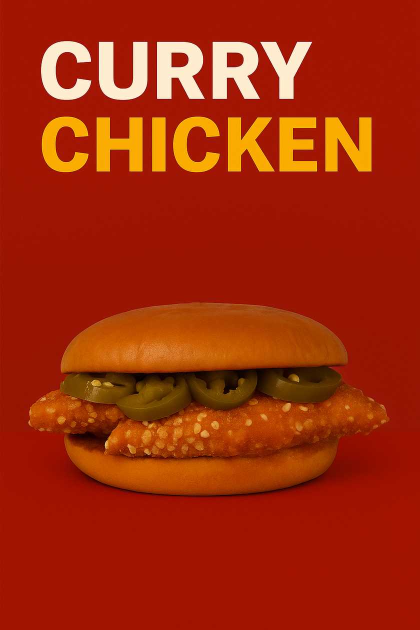 Curry Chicken Burger