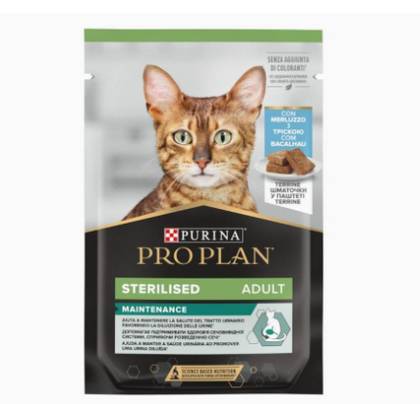 Pro Plan Sterilised Adult Maintenance Pouch of Cod Terrine