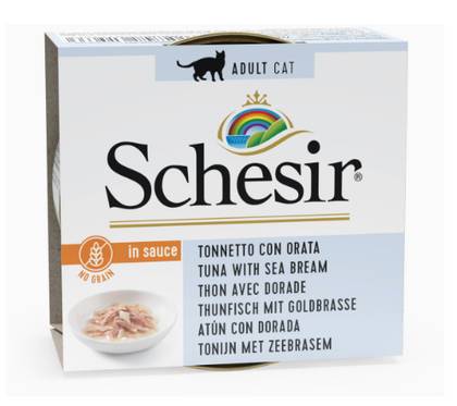 Schesir Can of Tuna and Gilt-Head Bream in Gravy