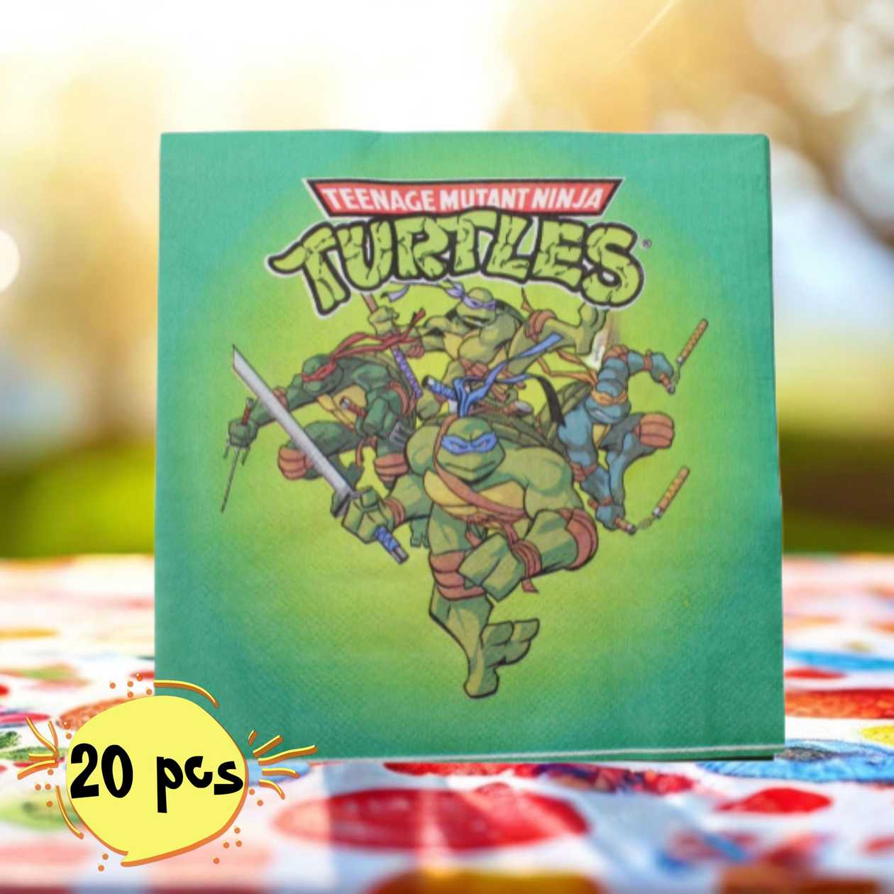 Paper napkins (20pcs), Turtles Ninja