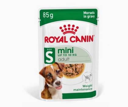 Royal Canin Mini Adult Pouch Chunks in Gravy